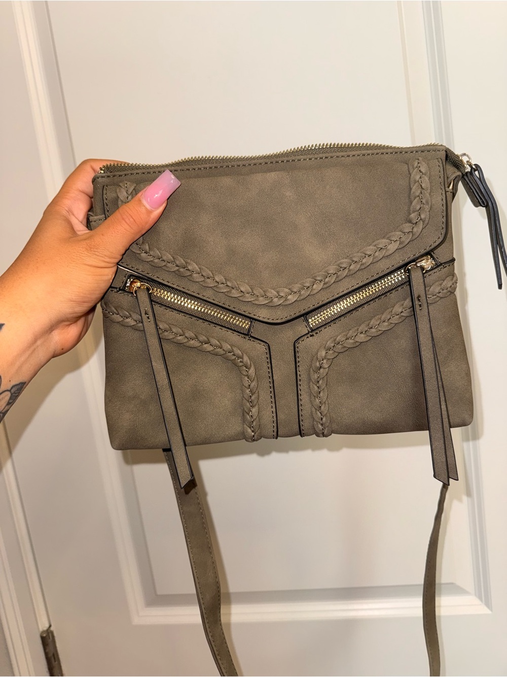 Olive Green Crossbody Bag